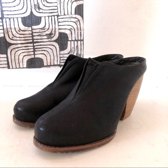 Jeffrey Campbell Shoes - Jeffrey Campbell | Rare Black Havana Last Handmade Mules High-Heel Clog Size 7